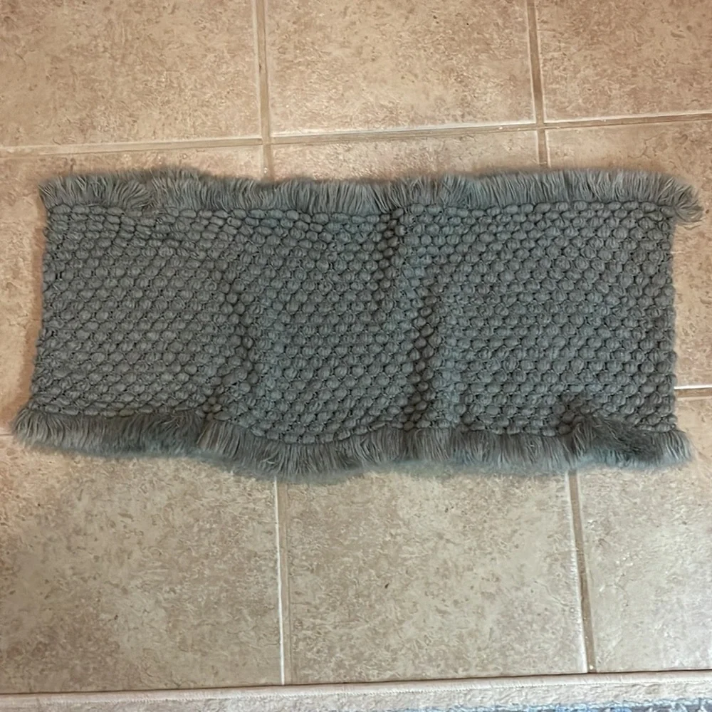 Gray infinity scarf